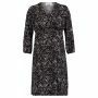 Queen Mum Nursing dress - Black AOP