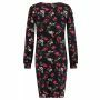 Queen Mum Nursing dress - Black AOP