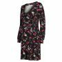 Queen Mum Nursing dress - Black AOP