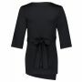 Queen Mum Still-Shirt nursing ls Tshirt-tops - Black