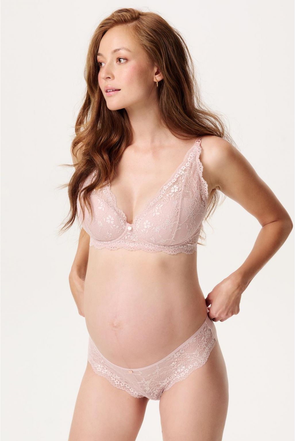 Noppies Maternity Slip Brazilian Lace - Pale Mauve Noppies Maternity Slip Brazilian Lace - Pale Mauve