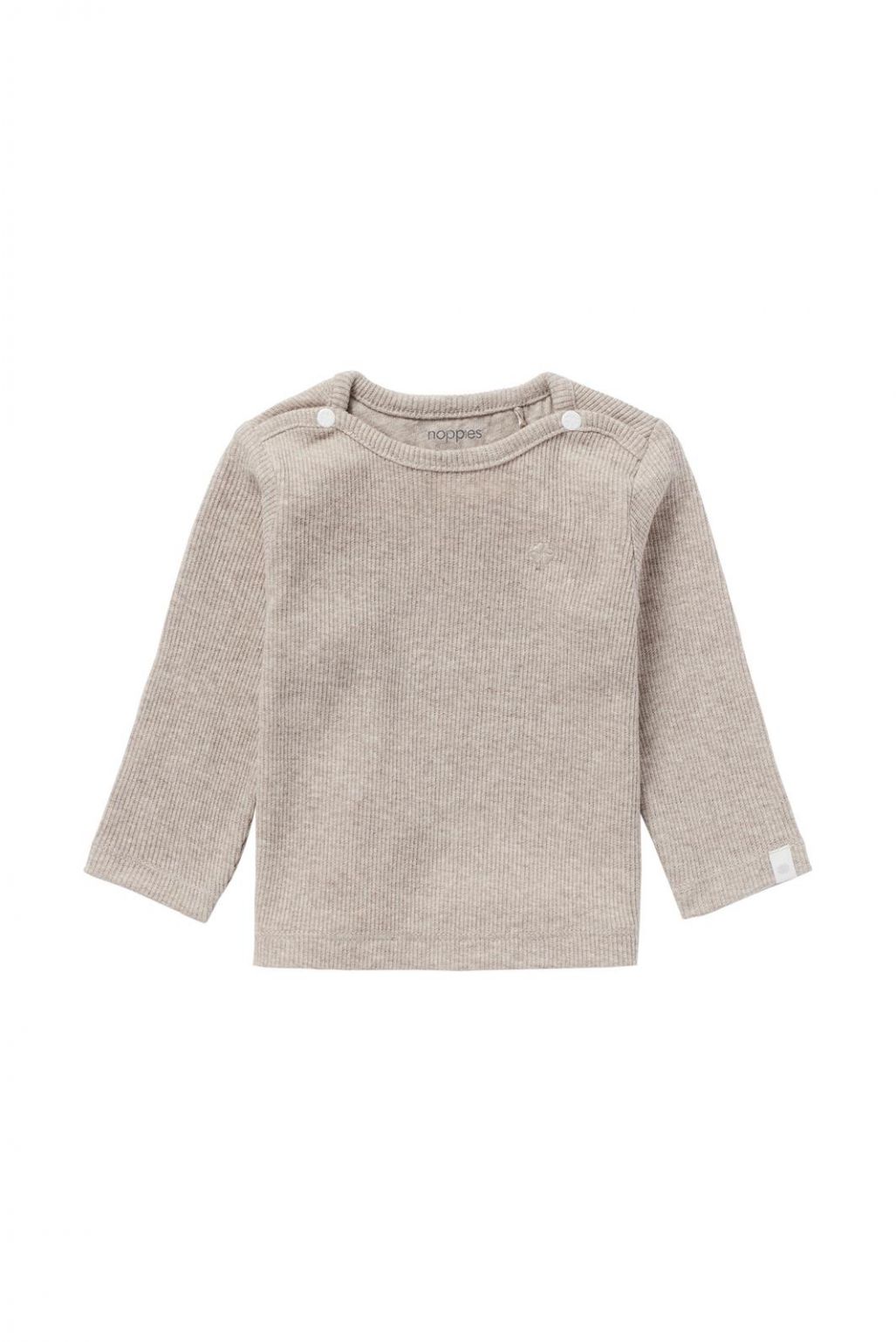 Noppies Baby Longsleeve Natal - Taupe Melange