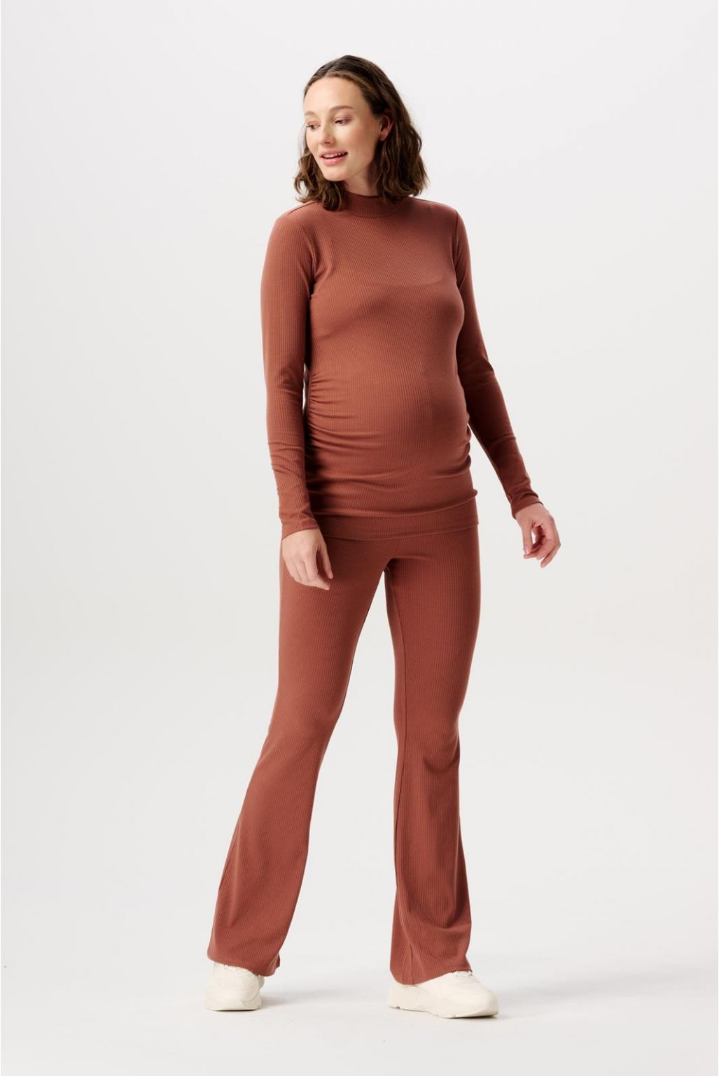 Noppies Maternity Pantalon casual flared Heja - Sienna Noppies Maternity Pantalon casual flared Heja - Sienna