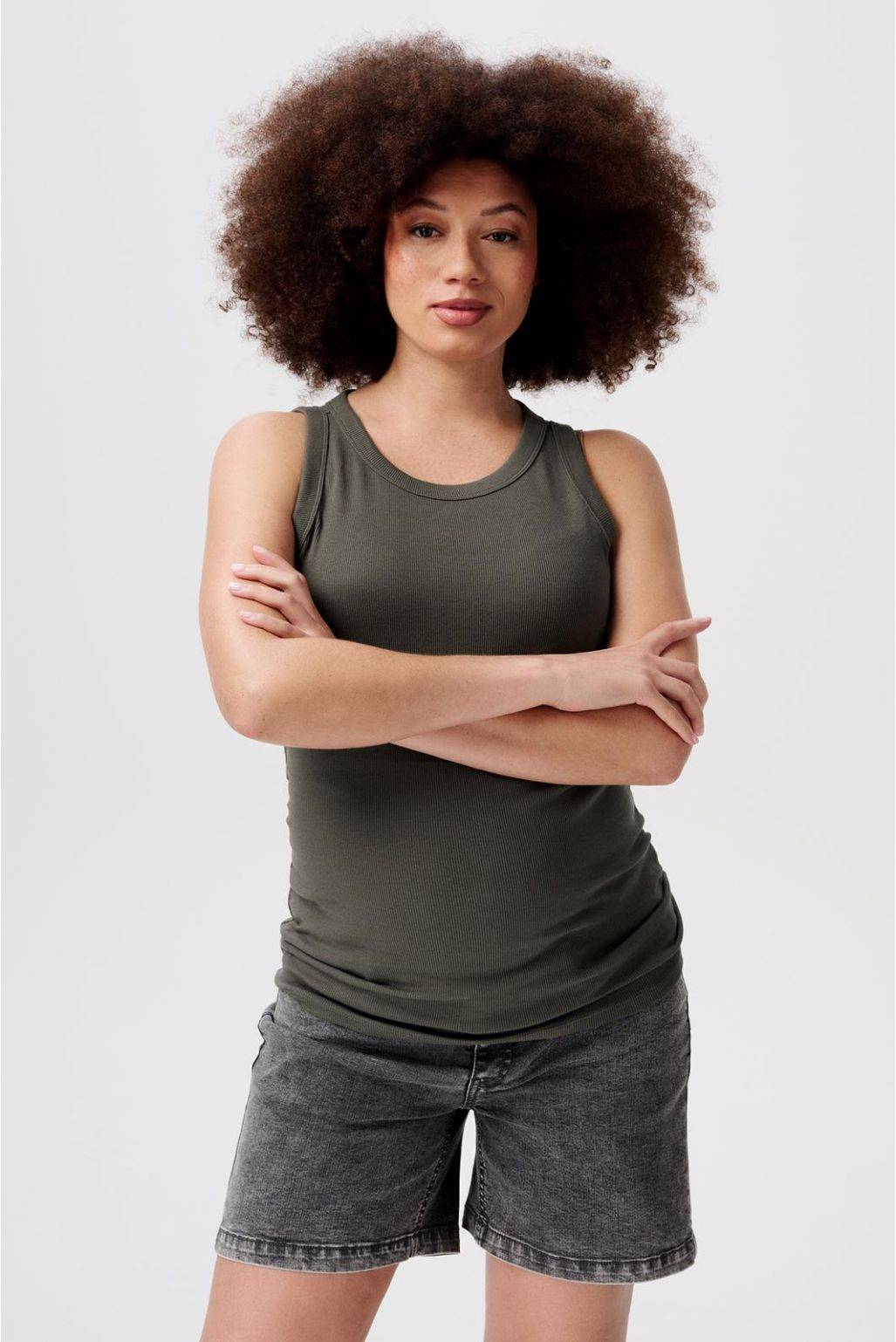 Noppies Maternity Tanktop Kaysa - Olive Noppies Maternity Tanktop Kaysa - Olive