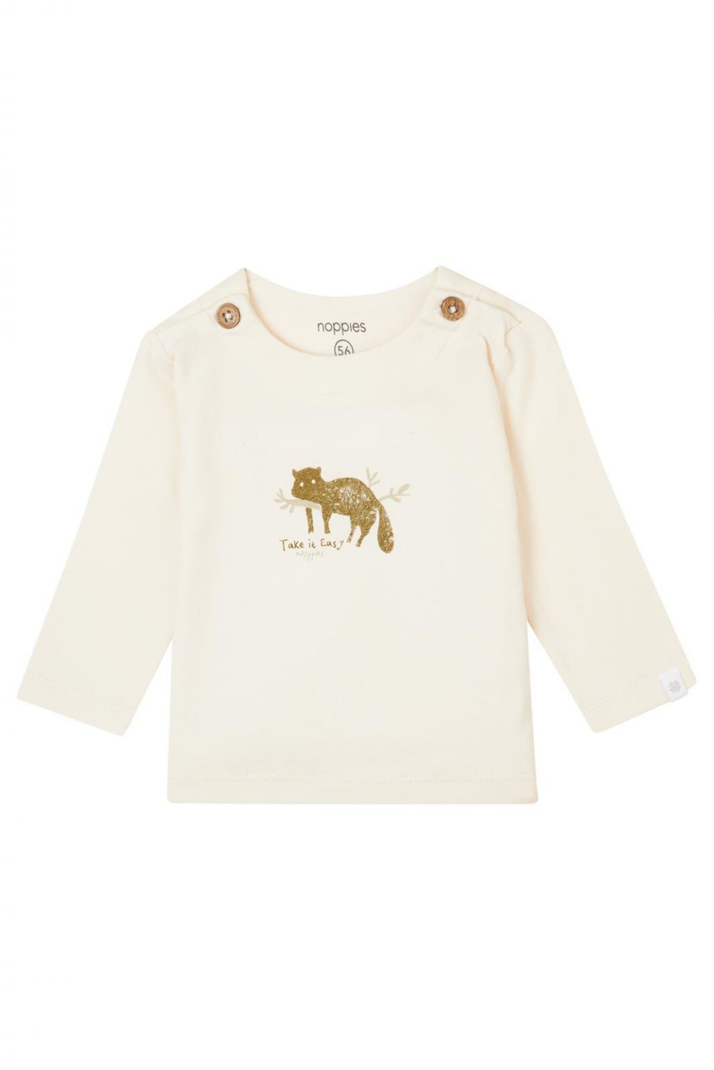 Noppies Baby T-shirt manches longues Gambo - Butter Cream