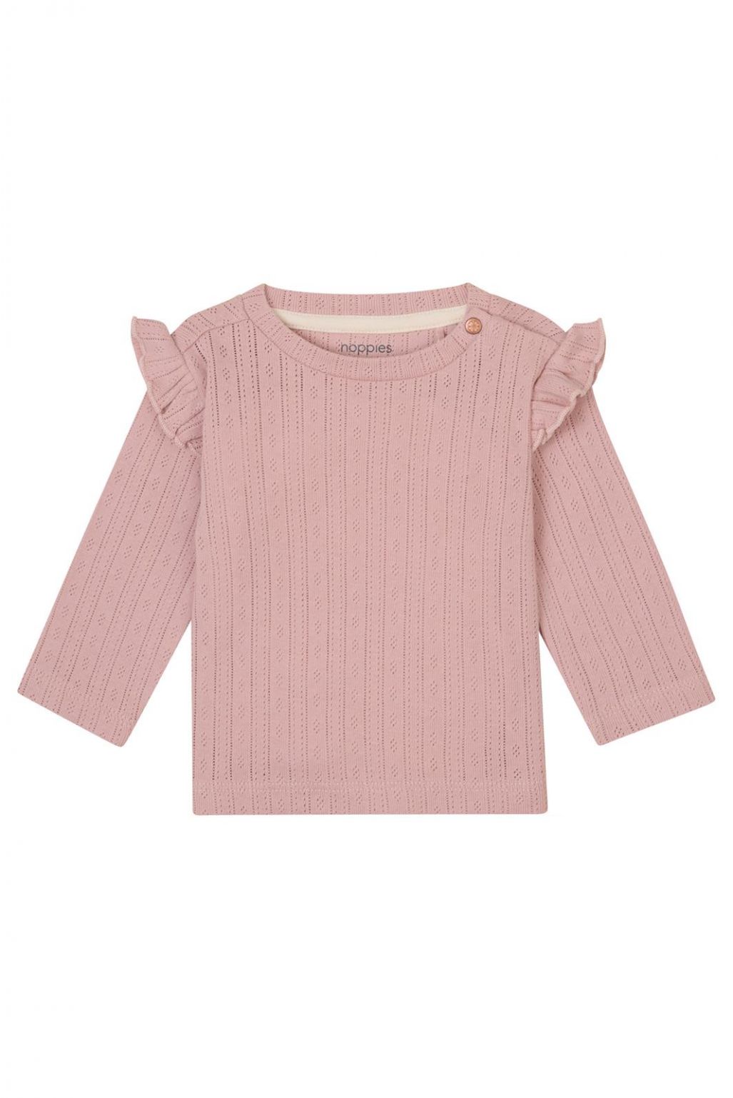 Noppies Baby Langarmshirt Fumel - Pale Mauve Noppies Baby Langarmshirt Fumel - Pale Mauve
