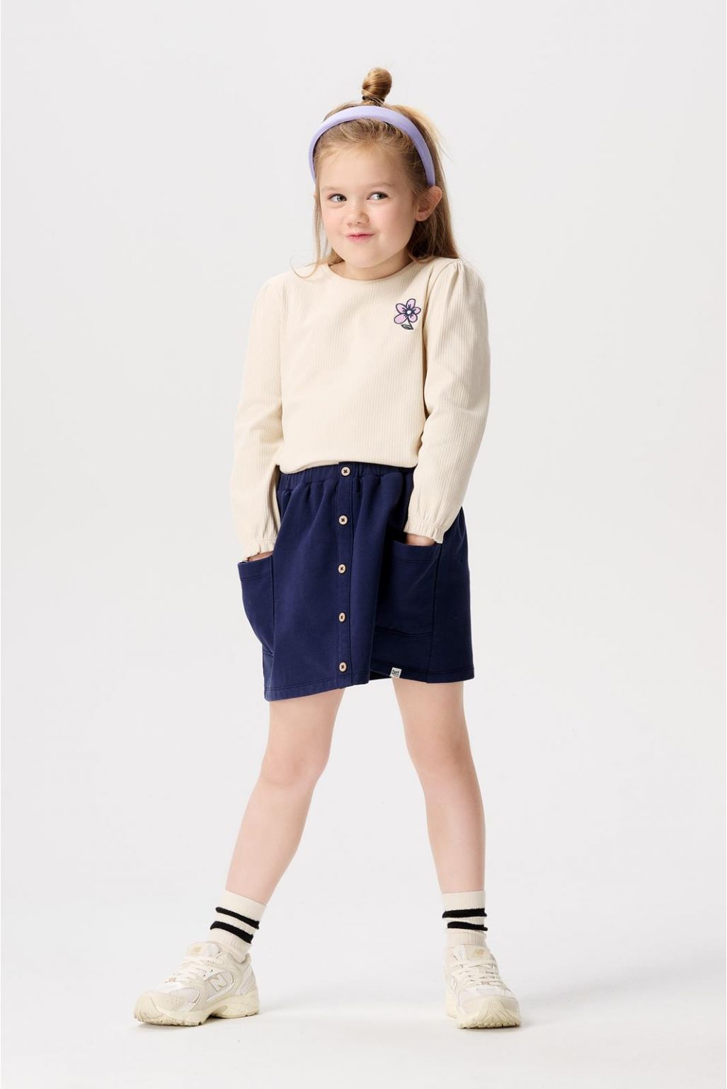 Noppies Kids T-shirt manches longues Eudora - Whitecap Gray