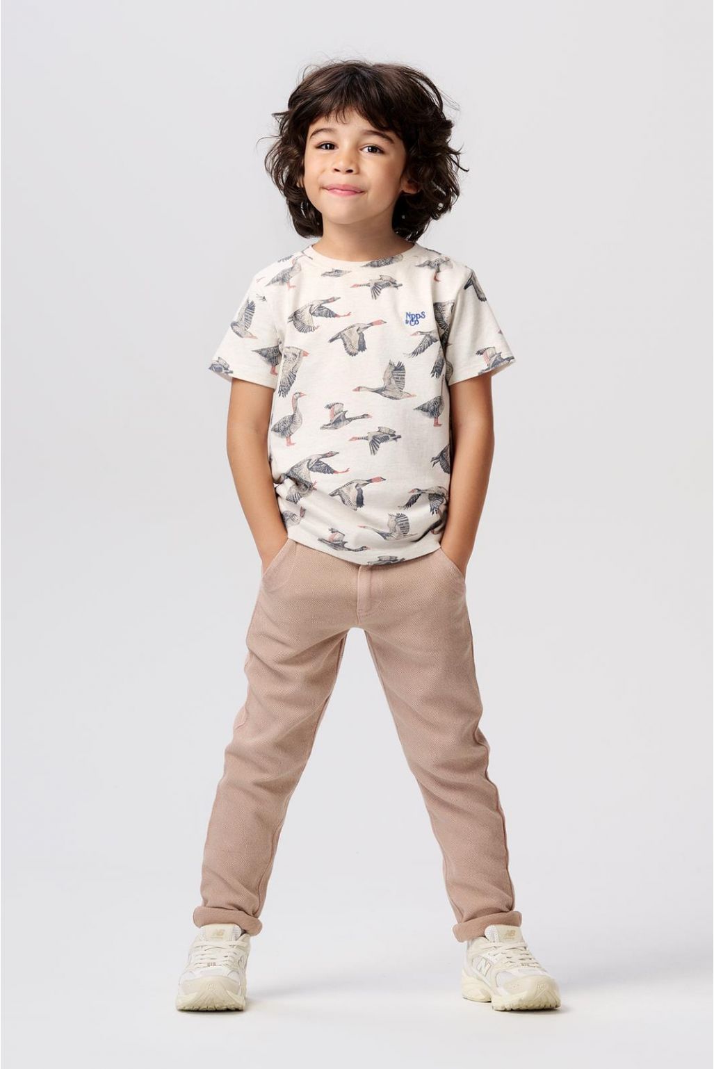 Noppies Kids T-shirt Dierks - Oatmeal