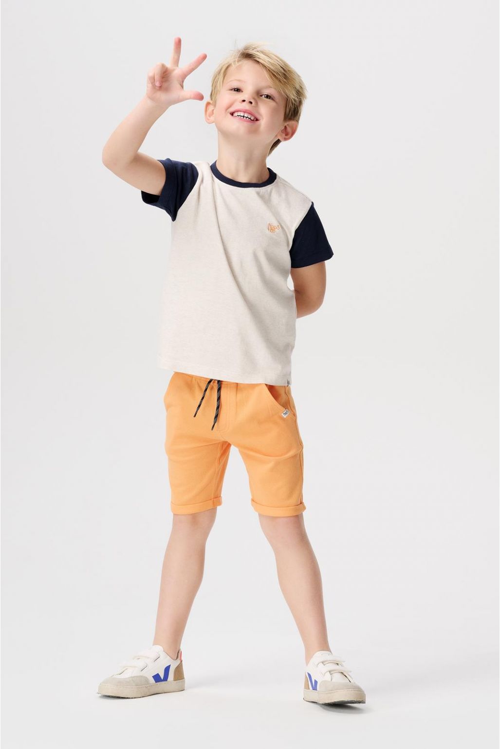 Noppies Kids Shorts Dermott - Tangerine