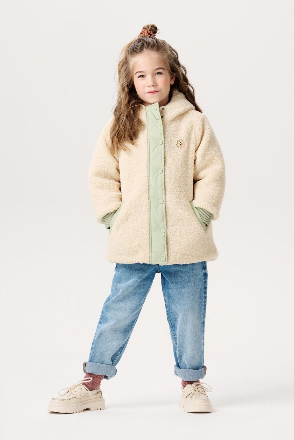 Noppies Kids Winterjas Jinbi - Reversible - Stone Bay