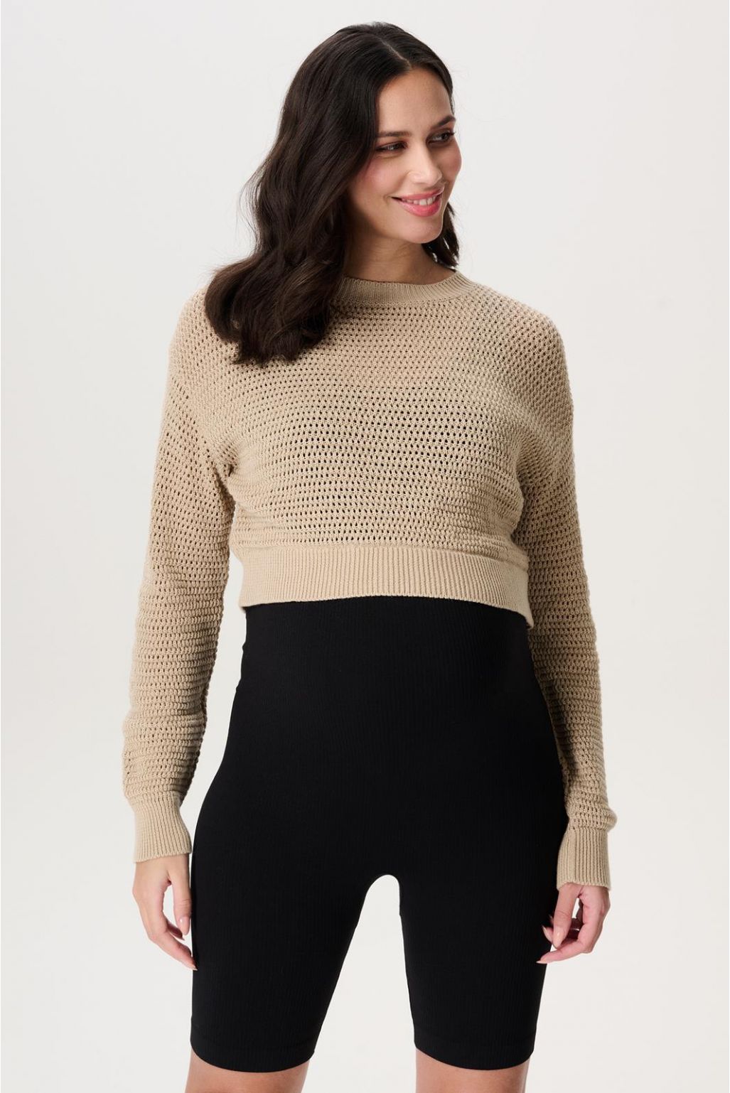 Noppies Maternity Jumper Pablo - White Pepper Noppies Maternity Jumper Pablo - White Pepper