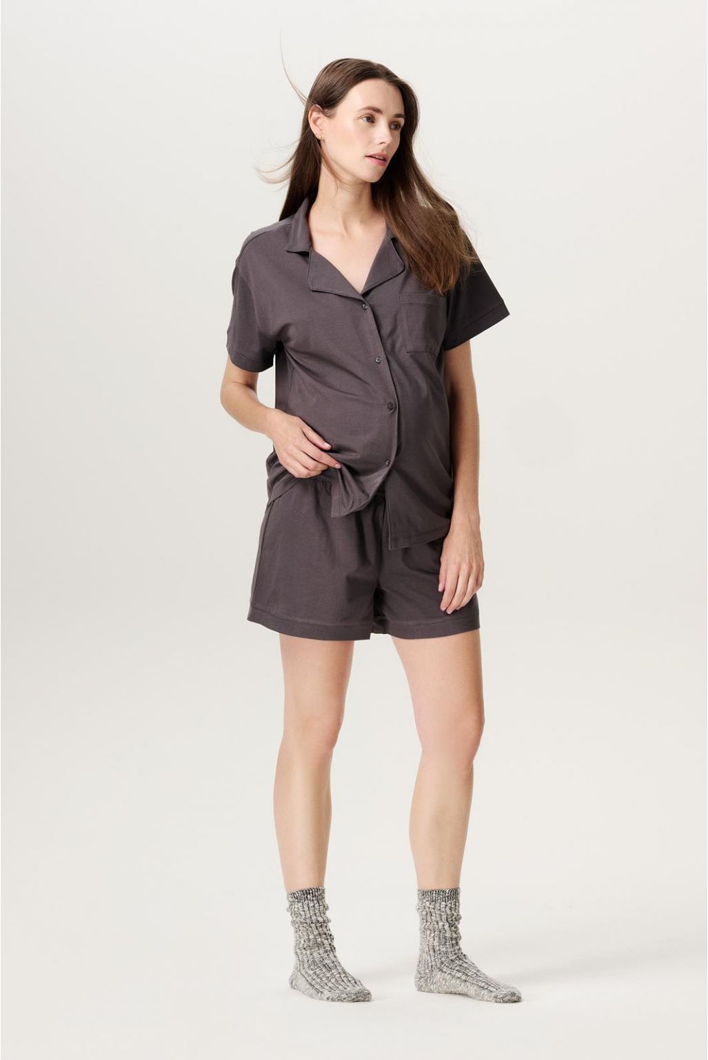 Noppies Maternity Schlafshort Leela - Forged Iron
