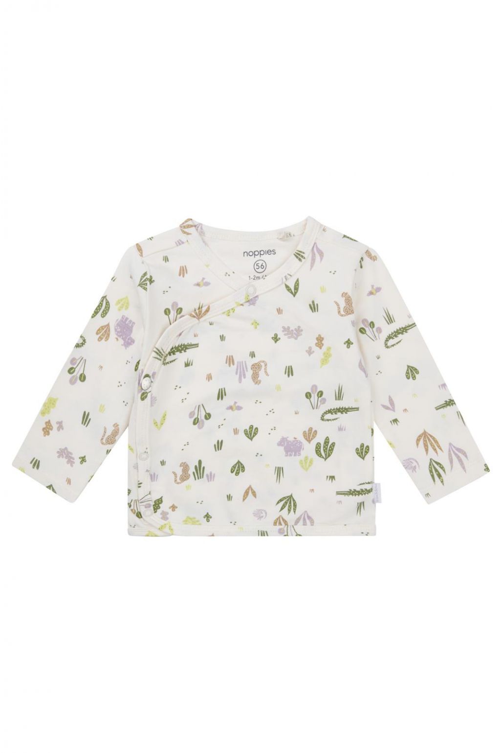 Noppies Baby Longsleeve Ojai - Animals pattern Off white