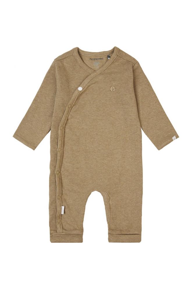 Noppies Baby Strampler Nevis - Light Green Melange