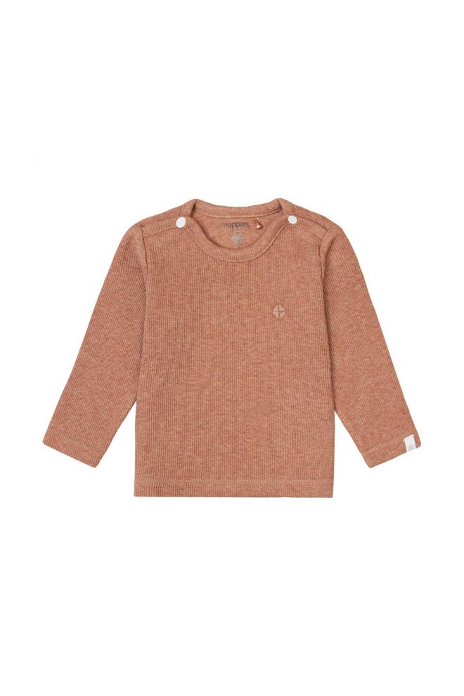 Noppies Baby Longsleeve Natal - Cafe Au Lait Melange