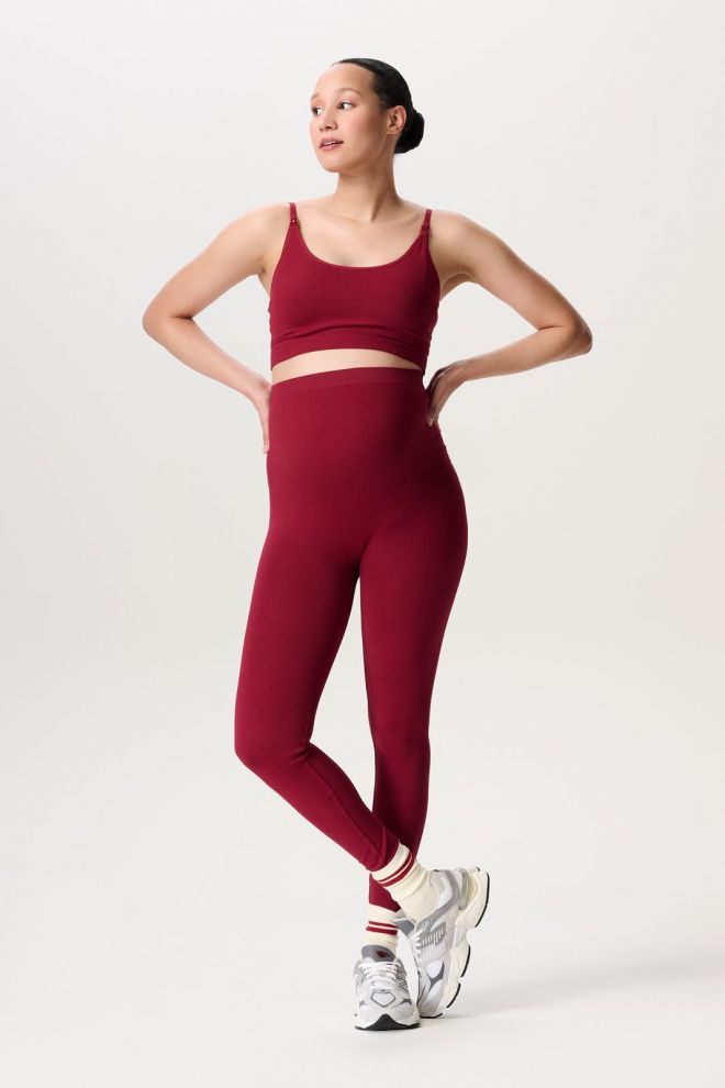 Noppies Maternity Umstandsleggings Tira seamless - Tibetan Red
