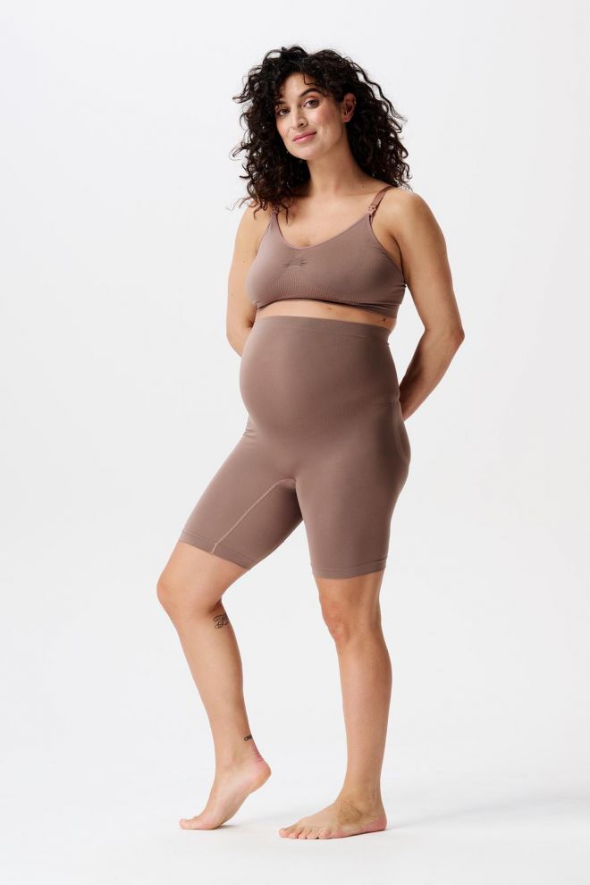 Noppies Maternity Short sans couture Niru Sensil Breeze - Deep Taupe