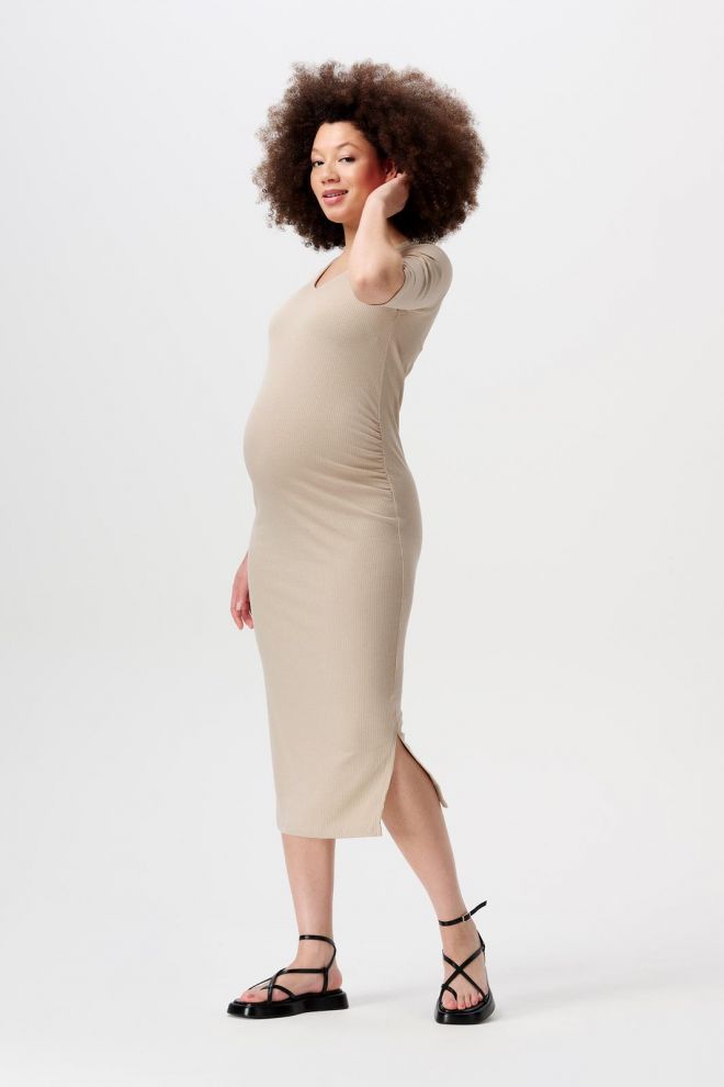 Noppies Maternity Jurk Keiko - Light Sand