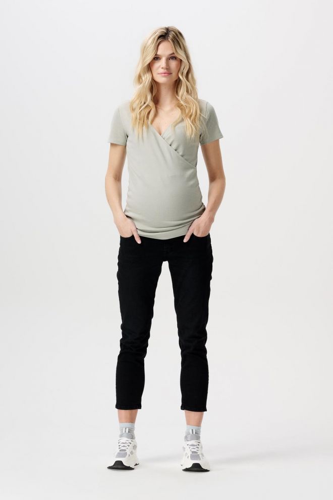 Noppies Maternity Slim jeans Mila 7/8 - Black Dark Wash