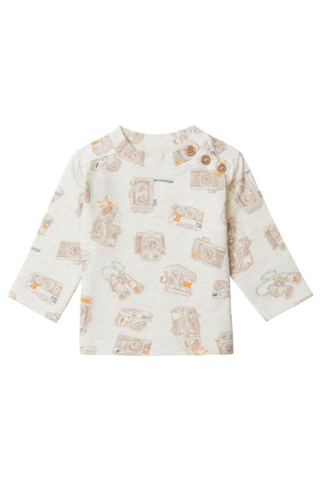 Noppies Baby Longsleeve Baxton - Oatmeal