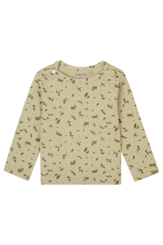 Noppies Baby Longsleeve Guia - Moss Gray