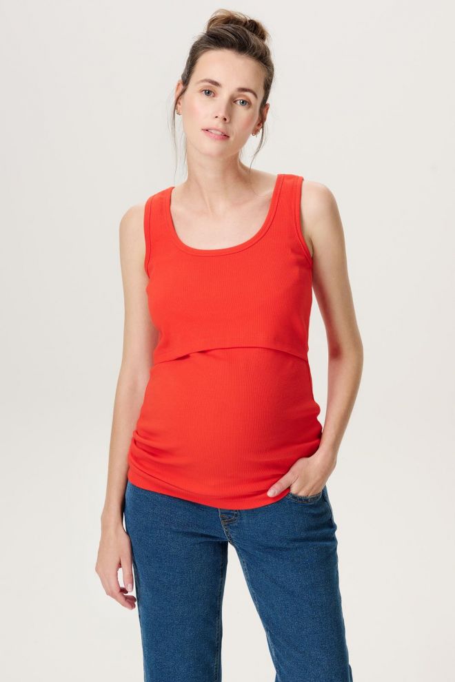 Noppies Maternity Voedingstop Jamee - Tangerine Tango