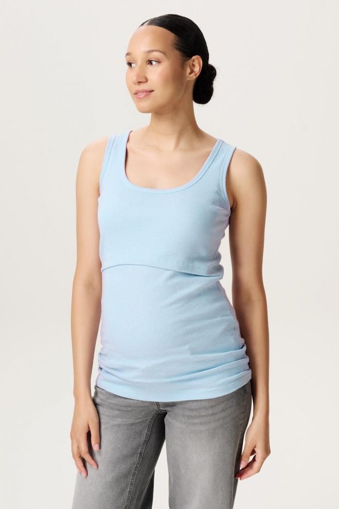Noppies Maternity Top d'allaitement Evita - Light Sky