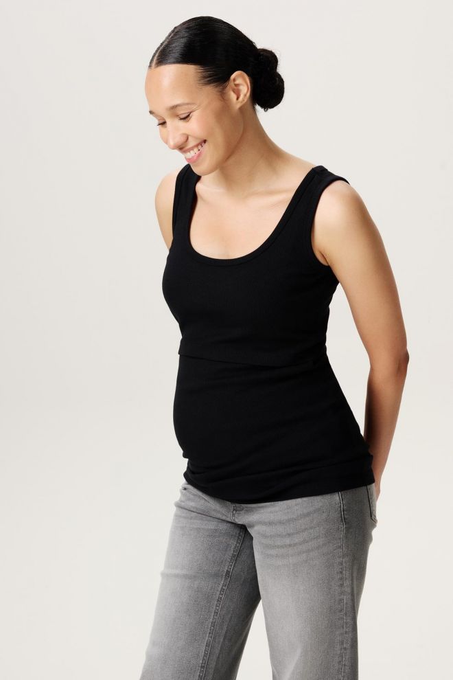 Noppies Maternity Voedingstop Evita - Black