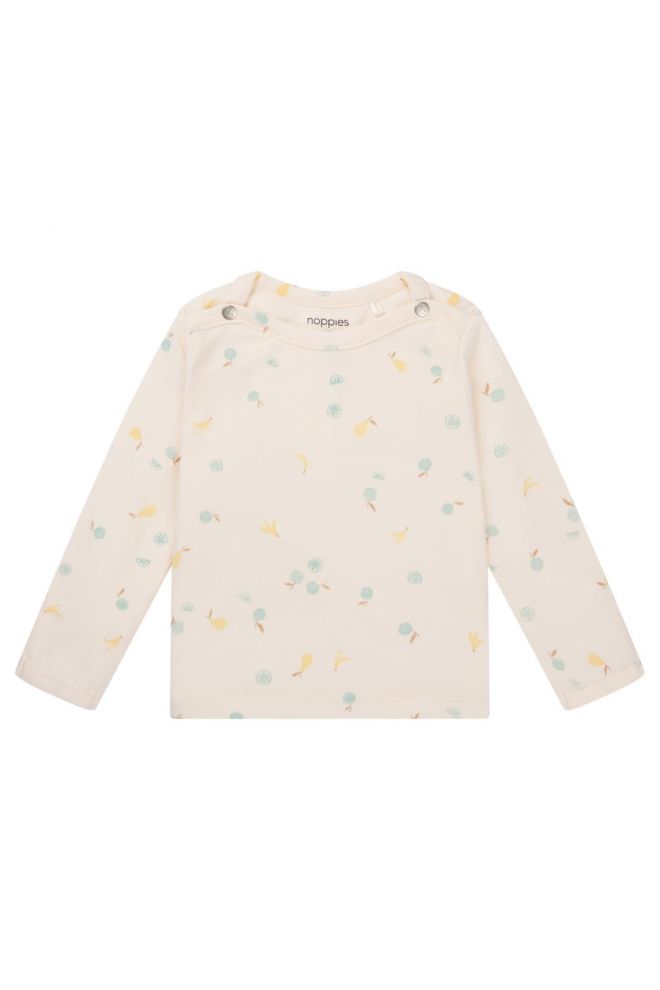 Noppies Baby Langarmshirt Oran - Fruit pattern Off white