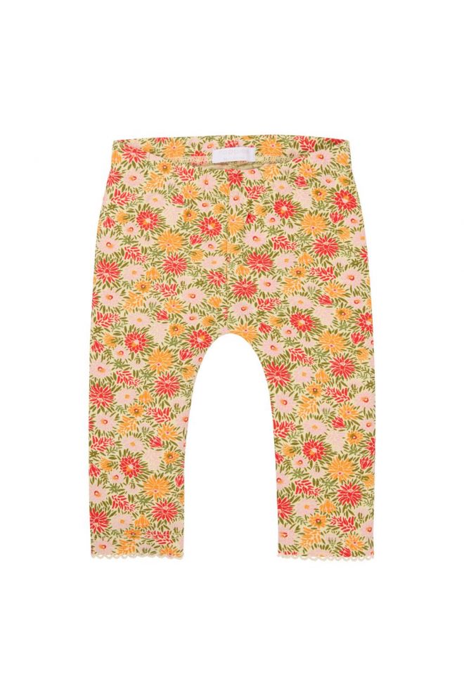 Noppies Baby Leggings Milwaukie - Floral pattern Orange