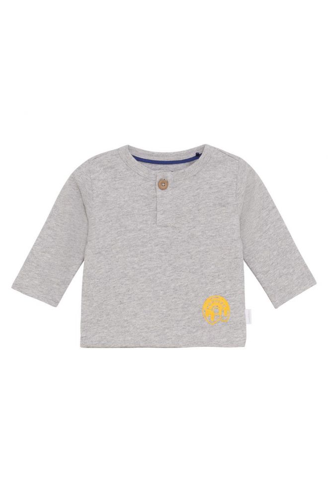 Noppies Baby Langarmshirt Sabis - Grey Melange