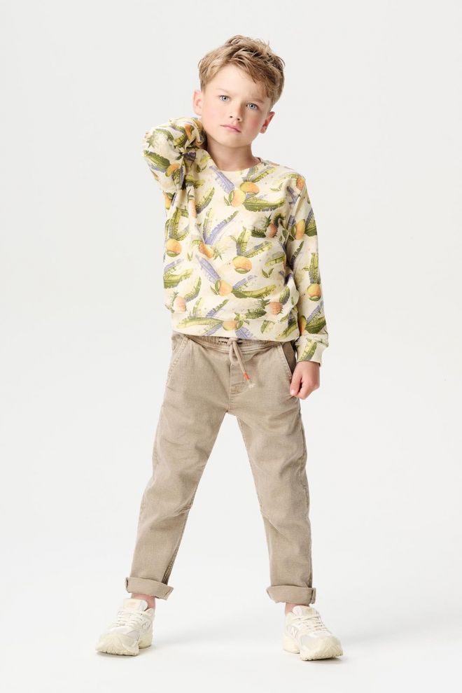 Noppies Kids Sweater Lugoff - Tropical pattern Off white