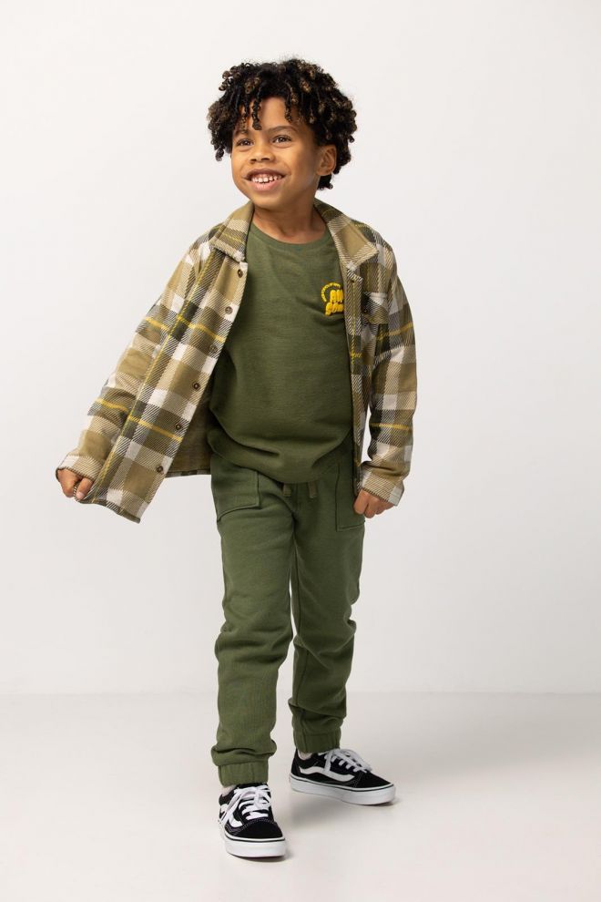 Noppies Kids Hemd Russell - Check Pattern Medium Green