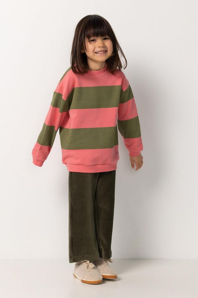 Noppies Kids Sweater Pinehill - Stripe Pattern Pink