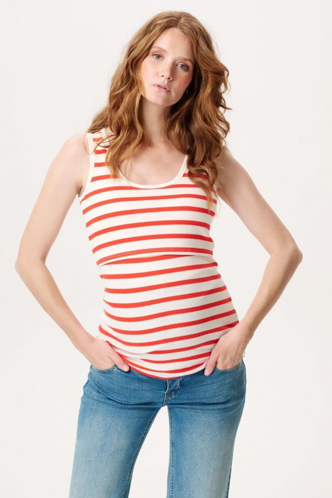 Noppies Maternity Still-Top sleeveless - Fine Stripe