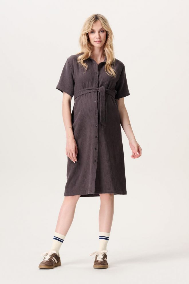 Noppies Maternity Still-Kleid - Forged Iron