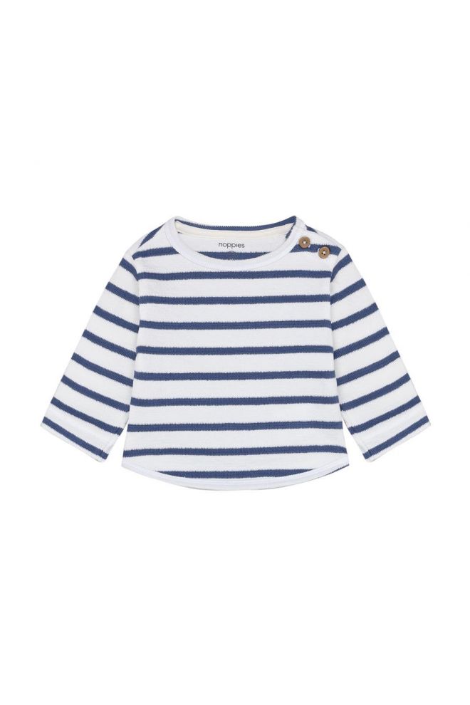 Noppies Baby Longsleeve stripe - Gray Blue